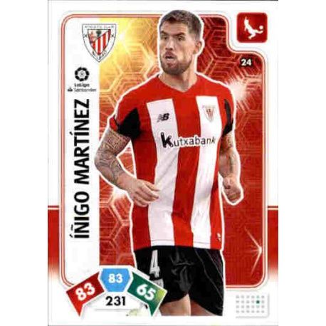 Iñigo Martínez Athletic Club 24 Adrenalyn XL Liga Santader 2019-20
