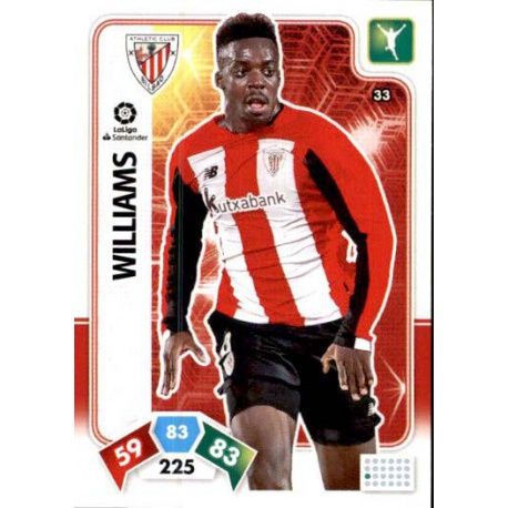 Iñaki Williams Athletic Club 33 Adrenalyn XL Liga Santader 2019-20