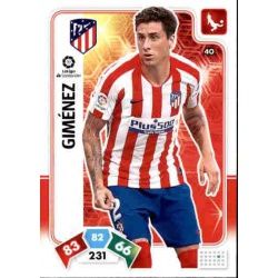 José Giménez Atlético de Madrid 40 Adrenalyn XL Liga Santader 2019-20