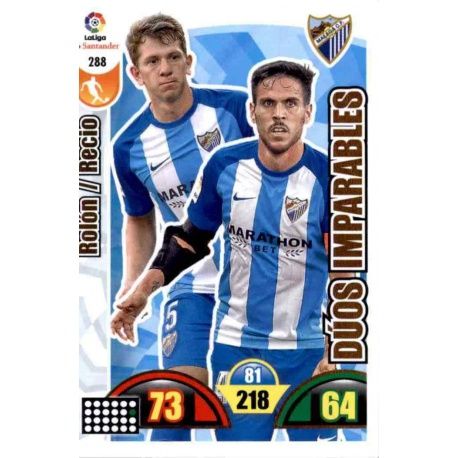 Rolón - Recio Málaga 288 Cards Básicas 2017-18