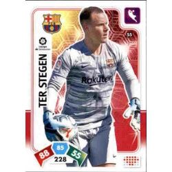 Marc-André ter Stegen Barcelona 55 Adrenalyn XL Liga Santader 2019-20