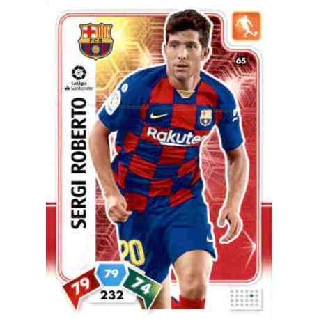 Sergi Roberto Barcelona 65 Adrenalyn XL Liga Santader 2019-20