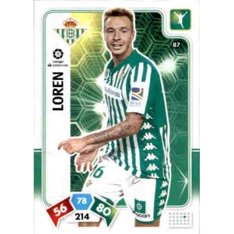 Loren Real Betis 87 Adrenalyn XL Liga Santader 2019-20