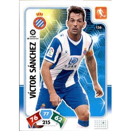 Víctor Sánchez Espanyol 136 Adrenalyn XL Liga Santader 2019-20