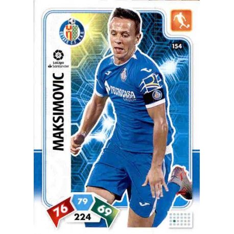 Nemanja Maksimović Getafe 154 Adrenalyn XL Liga Santader 2019-20