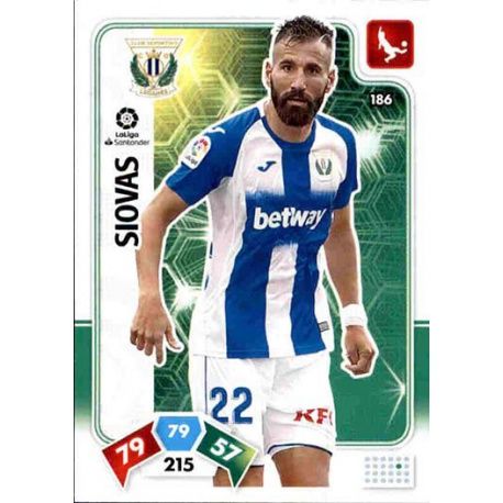 Dimitris Siovas Leganés 186 Adrenalyn XL Liga Santader 2019-20