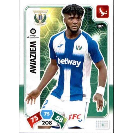 Chidozie Awaziem Leganés 187 Adrenalyn XL Liga Santader 2019-20