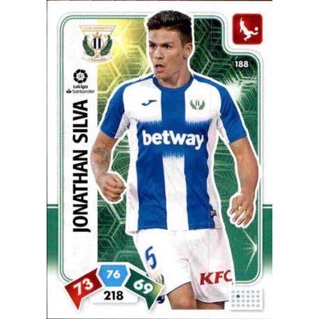 Jonathan Silva Leganés 188 Adrenalyn XL Liga Santader 2019-20