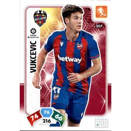 Nikola Vukčević Levante 207 Adrenalyn XL Liga Santader 2019-20