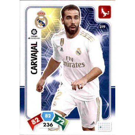 Dani Carvajal Real Madrid 219 Adrenalyn XL Liga Santader 2019-20