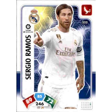 Sergio Ramos Real Madrid 222 Adrenalyn XL Liga Santader 2019-20