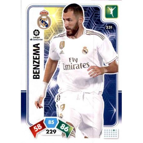 Karim Benzema Real Madrid 231 Adrenalyn XL Liga Santader 2019-20