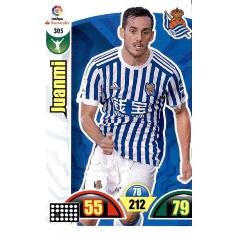 Juanmi Real Sociedad 305 Cards Básicas 2017-18