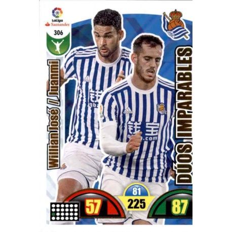 Willian José / Juanmi Real Sociedad 306 Cards Básicas 2017-18