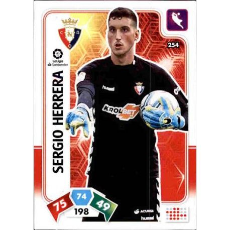 Sergio Herrera Osasuna 254 Adrenalyn XL Liga Santader 2019-20