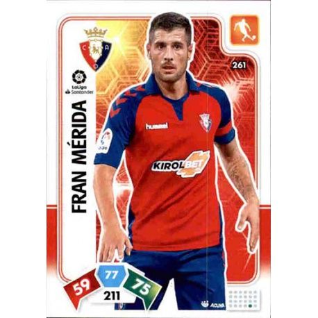 Fran Mérida Osasuna 261 Adrenalyn XL Liga Santader 2019-20