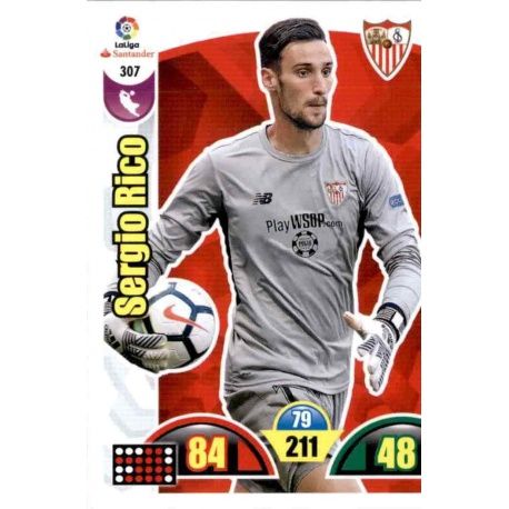 Sergio Rico Sevilla 307 Cards Básicas 2017-18