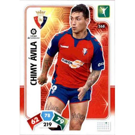 Chimy Ávila Osasuna 268 Adrenalyn XL Liga Santader 2019-20