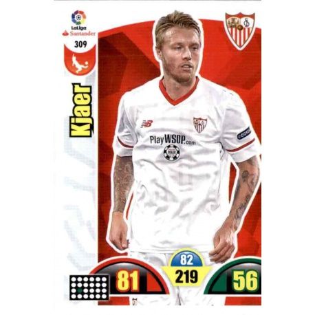 Kjaer Sevilla 309 Cards Básicas 2017-18