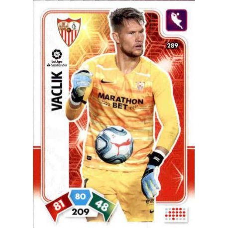 Tomáš Vaclík Sevilla 289 Adrenalyn XL Liga Santader 2019-20