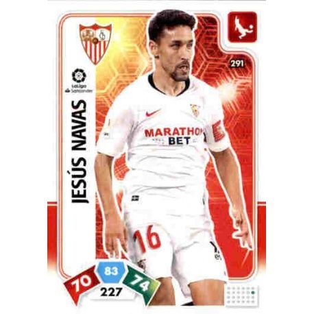 Jesús Navas Sevilla 291 Adrenalyn XL Liga Santader 2019-20