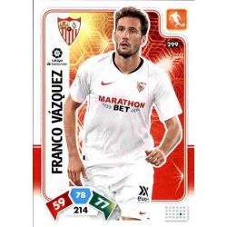 Franco Vázquez Sevilla 299 Adrenalyn XL Liga Santader 2019-20