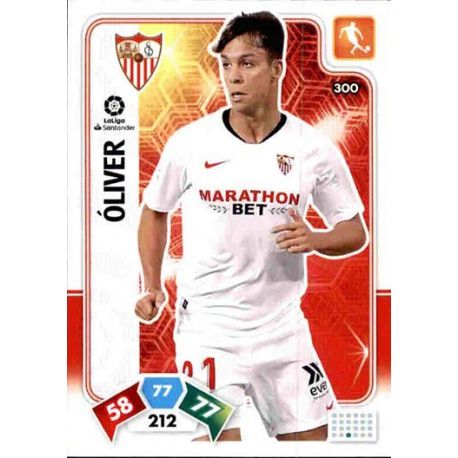 Óliver Torres Sevilla 300 Adrenalyn XL Liga Santader 2019-20