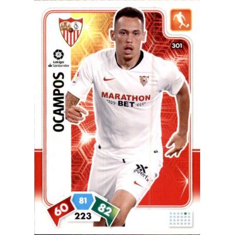 Lucas Ocampos Sevilla 301 Adrenalyn XL Liga Santader 2019-20