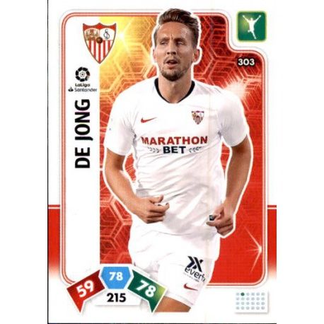 Luuk de Jong Sevilla 303 Adrenalyn XL Liga Santader 2019-20