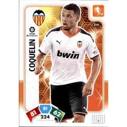Francis Coquelin Valencia 314 Adrenalyn XL Liga Santader 2019-20