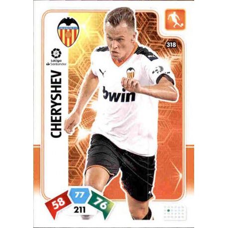 Denis Cheryshev Valencia 318 Adrenalyn XL Liga Santader 2019-20