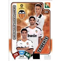 Tridente Valencia 324 Adrenalyn XL Liga Santader 2019-20