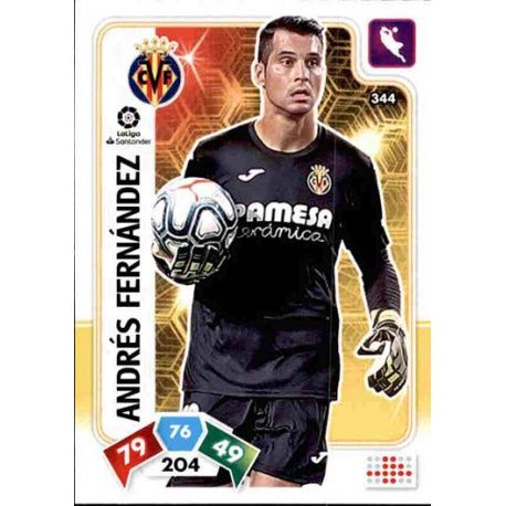 Andrés Fernández Villarreal 344 Adrenalyn XL Liga Santader 2019-20