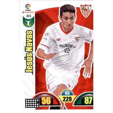 Jesús Navas Sevilla 315 Cards Básicas 2017-18