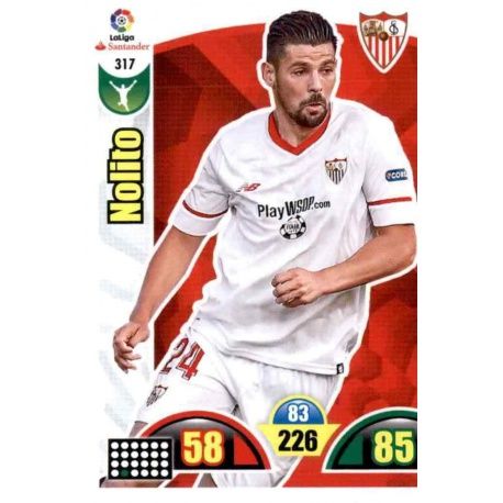 Nolito Sevilla 317 Cards Básicas 2017-18