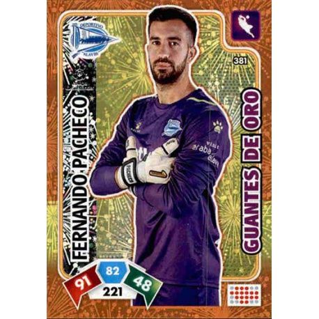 Fernando Pacheco Guantes de Oro 381 Adrenalyn XL Liga Santader 2019-20