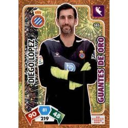 Diego López Guantes de Oro 385 Adrenalyn XL Liga Santader 2019-20
