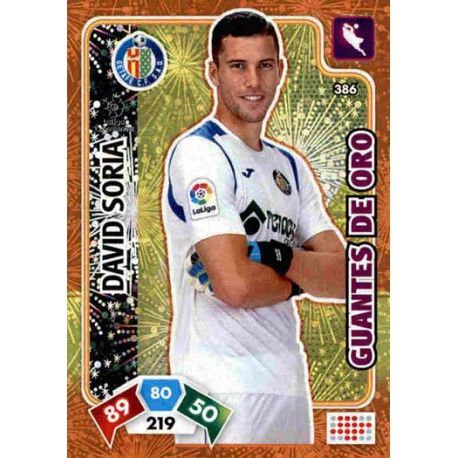 David Soria Guantes de Oro 386 Adrenalyn XL Liga Santader 2019-20