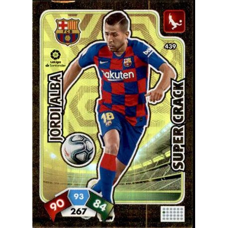 Jordi Alba Super Crack 439 Adrenalyn XL Liga Santader 2019-20