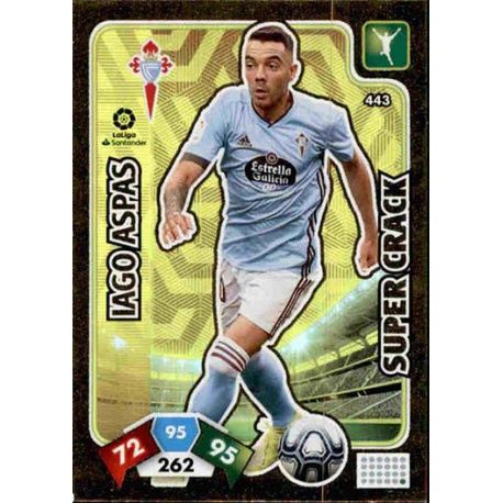 Iago Aspas Super Crack 443 Adrenalyn XL Liga Santader 2019-20