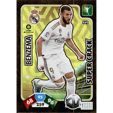 Karim Benzema Super Crack 449 Adrenalyn XL Liga Santader 2019-20