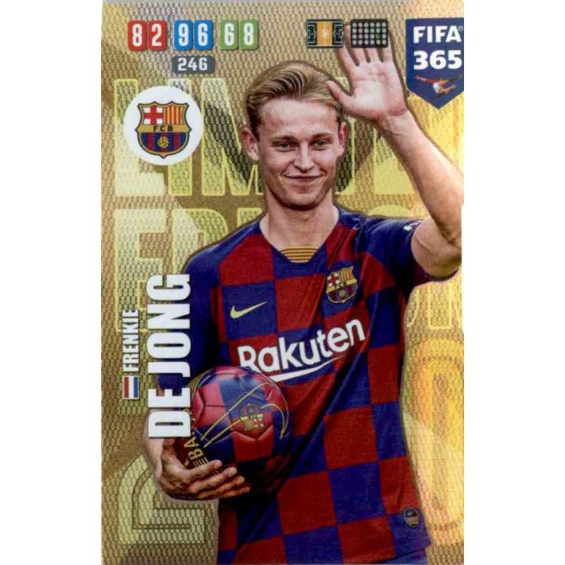 Buy Card Frenkie De Jong Barcelona Limited Edition Adrenalyn XL