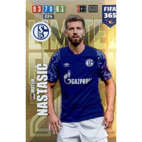 Matija Nastasic Limited Edition FC Schalke 04 FIFA 365 Adrenalyn XL 2020