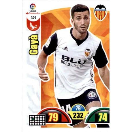 Gayá Valencia 329 Cards Básicas 2017-18