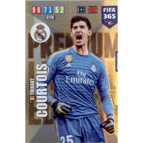 Courtois Limited Edition Premium Real Madrid FIFA 365 Adrenalyn XL 2020