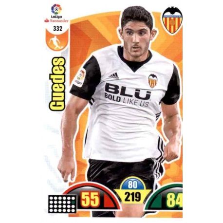 Guedes Valencia 332 Cards Básicas 2017-18