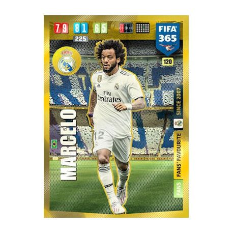 Marcelo Fans Favourite Real Madrid 120 FIFA 365 Adrenalyn XL 2020