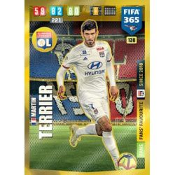 Martin Terrier Fans Favourite Olympique Lyonnais 138 FIFA 365 Adrenalyn XL 2020