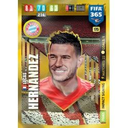 Lucas Hernandez Impact Signing Bayern München 175 FIFA 365 Adrenalyn XL 2020