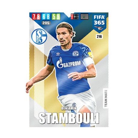 Benjamin Stambouli FC Schalke 04 216 FIFA 365 Adrenalyn XL 2020